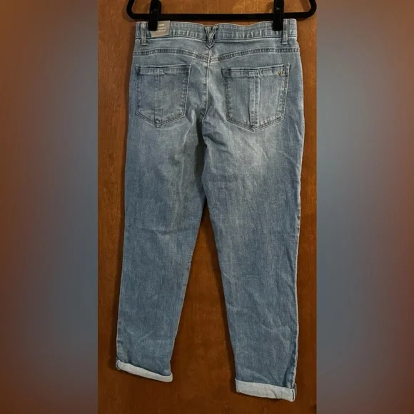 Wit & Wisdom Gemma 'Ab'Solution Girlfriend Jeans Blue Denim ~ Size 6 - Picture 2 of 10